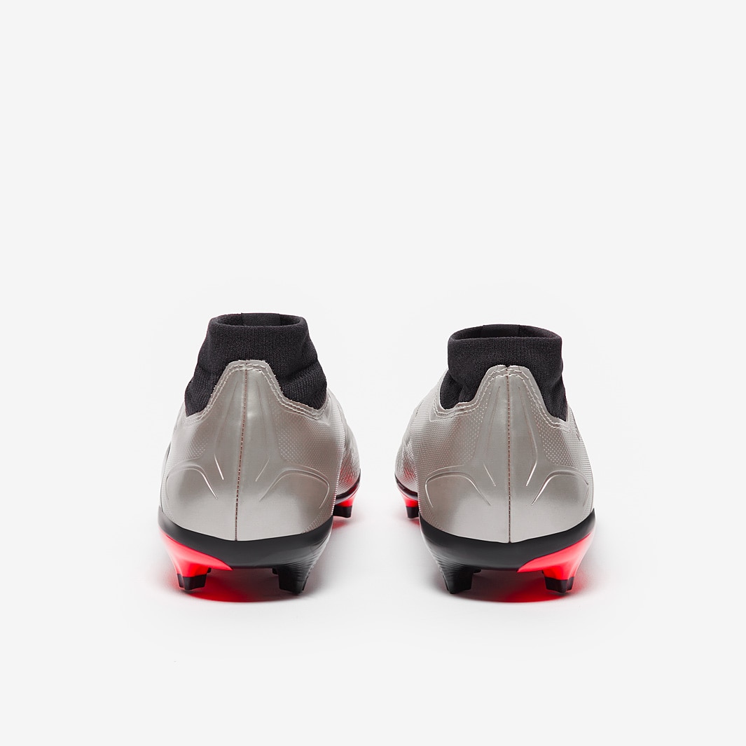 adidas Predator League Laceless Firm Ground - Platin Met/Aurora