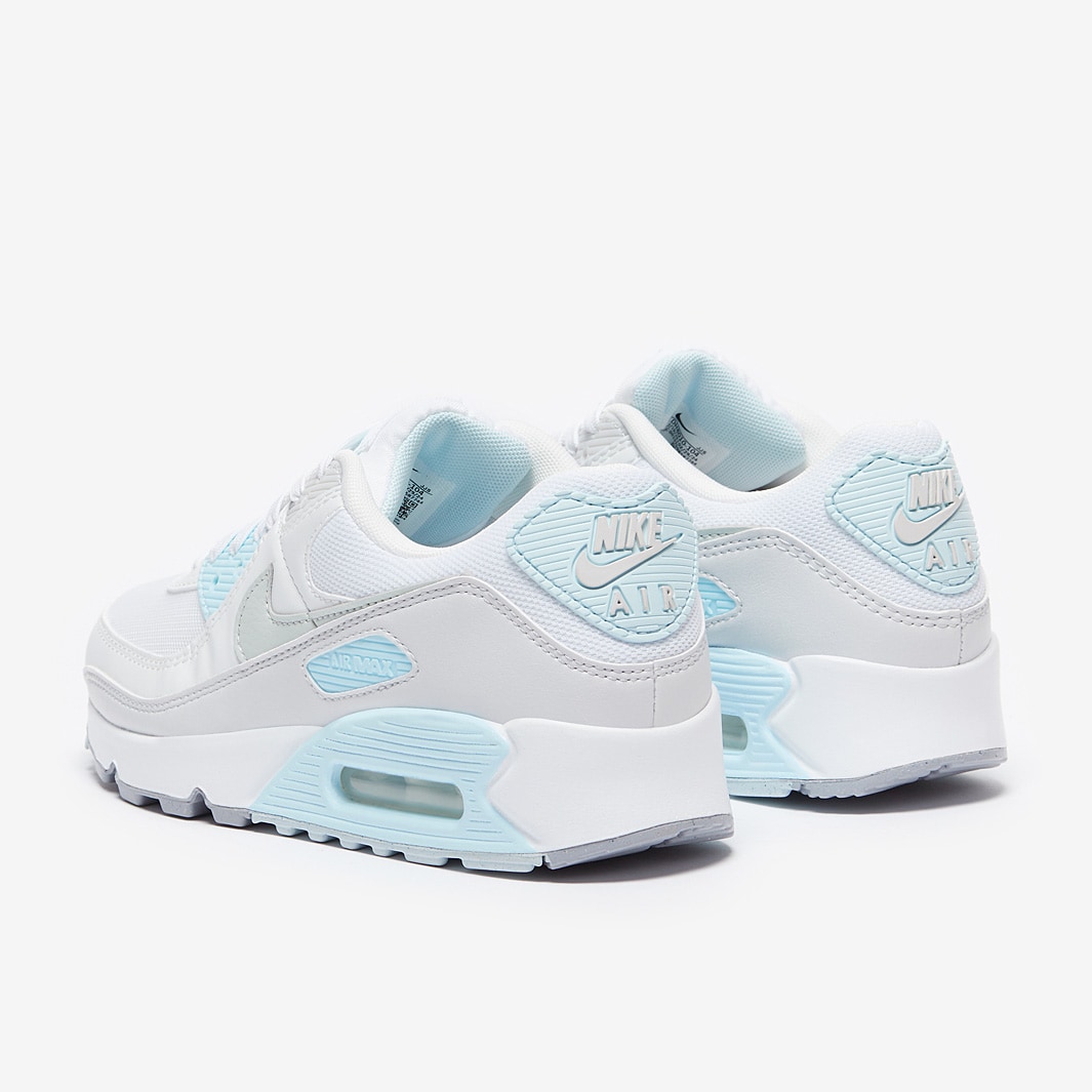 Nike Sportswear Womens Air Max 90 White/Light Silver/Glacier