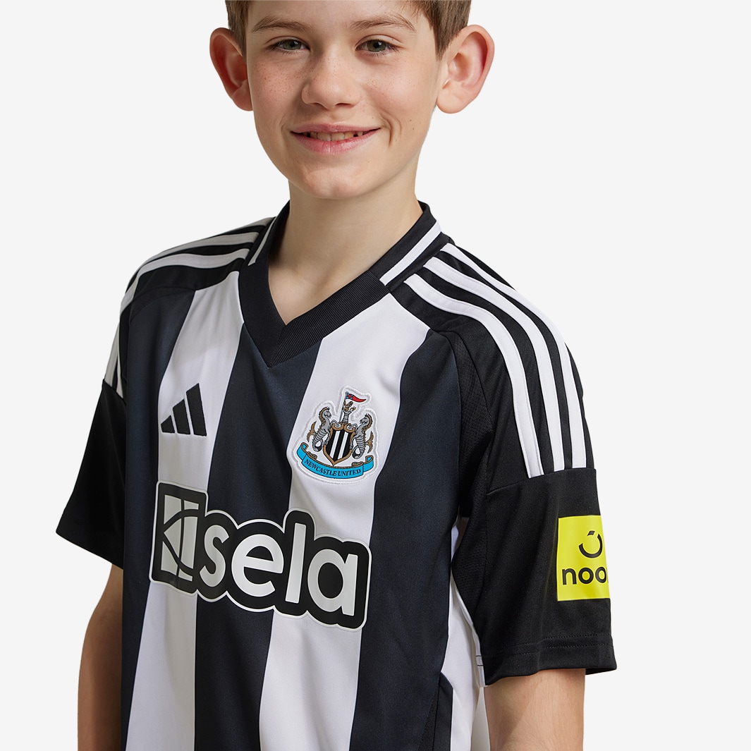 adidas Newcastle United 24/25 Kids Home Jersey - Black/White