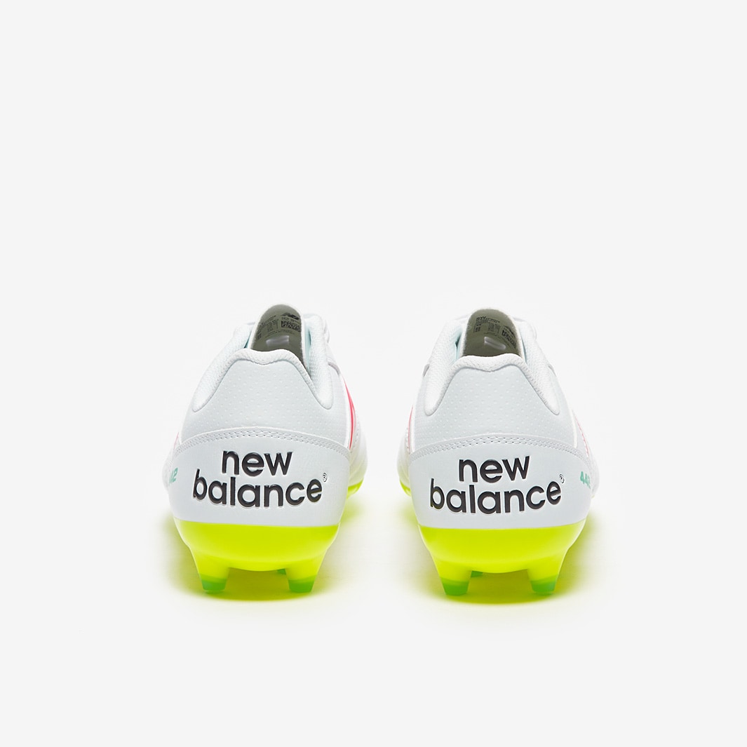 New Balance 442 V2 Team Firm Ground - White/Pink/Lime