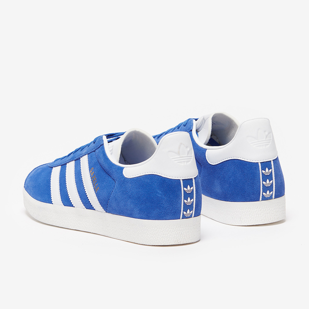 adidas gazelle silver green womens adidas Gazelle Indoor Shoes - Men's - Lucid Blue main image 0