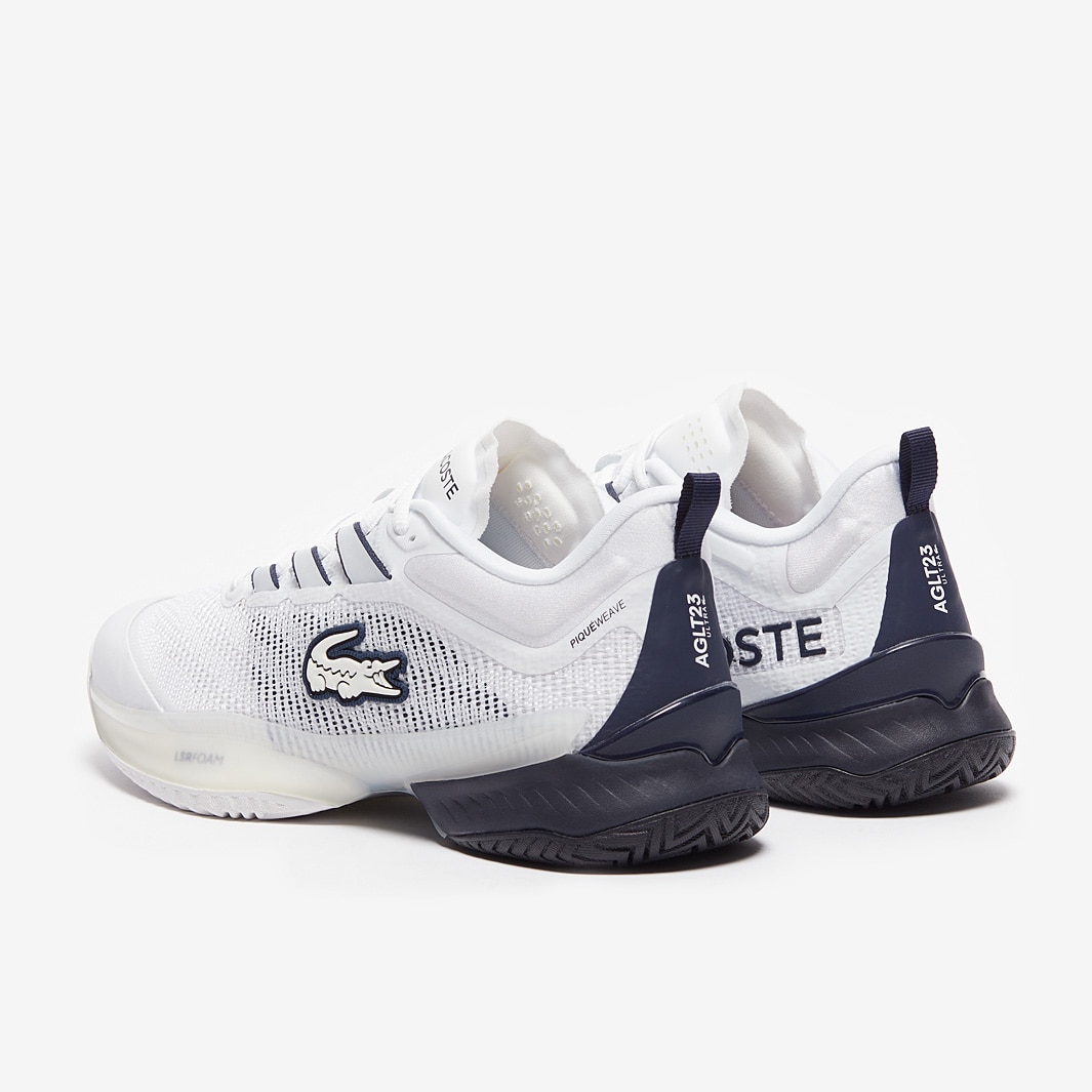 Lacoste AG-LT23 Ultra Tennis Shoes- White/Navy Mens Shoes Pro