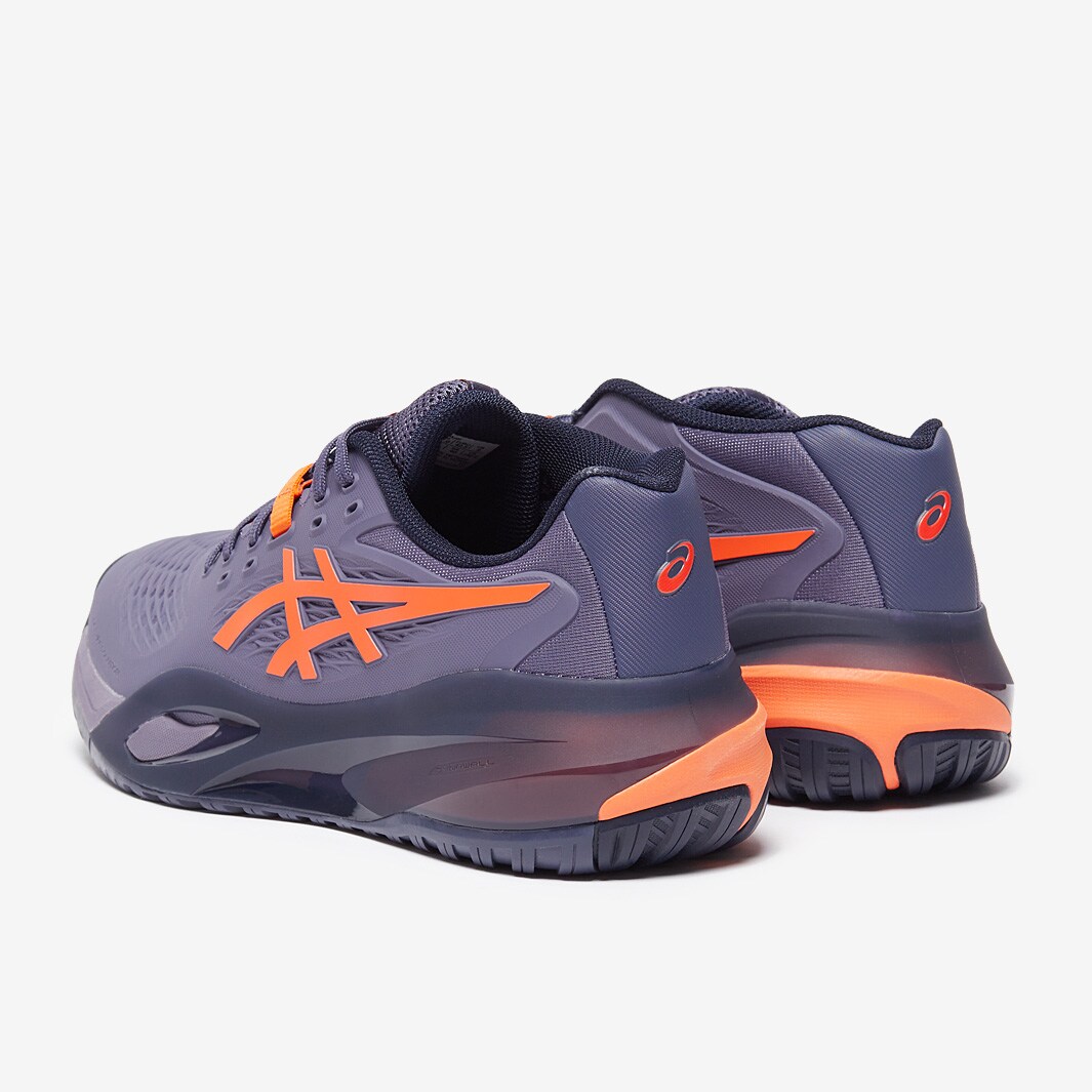 Asics Gel-Resolution X Tennis Shoes - Greyish Purple/Nova Orange