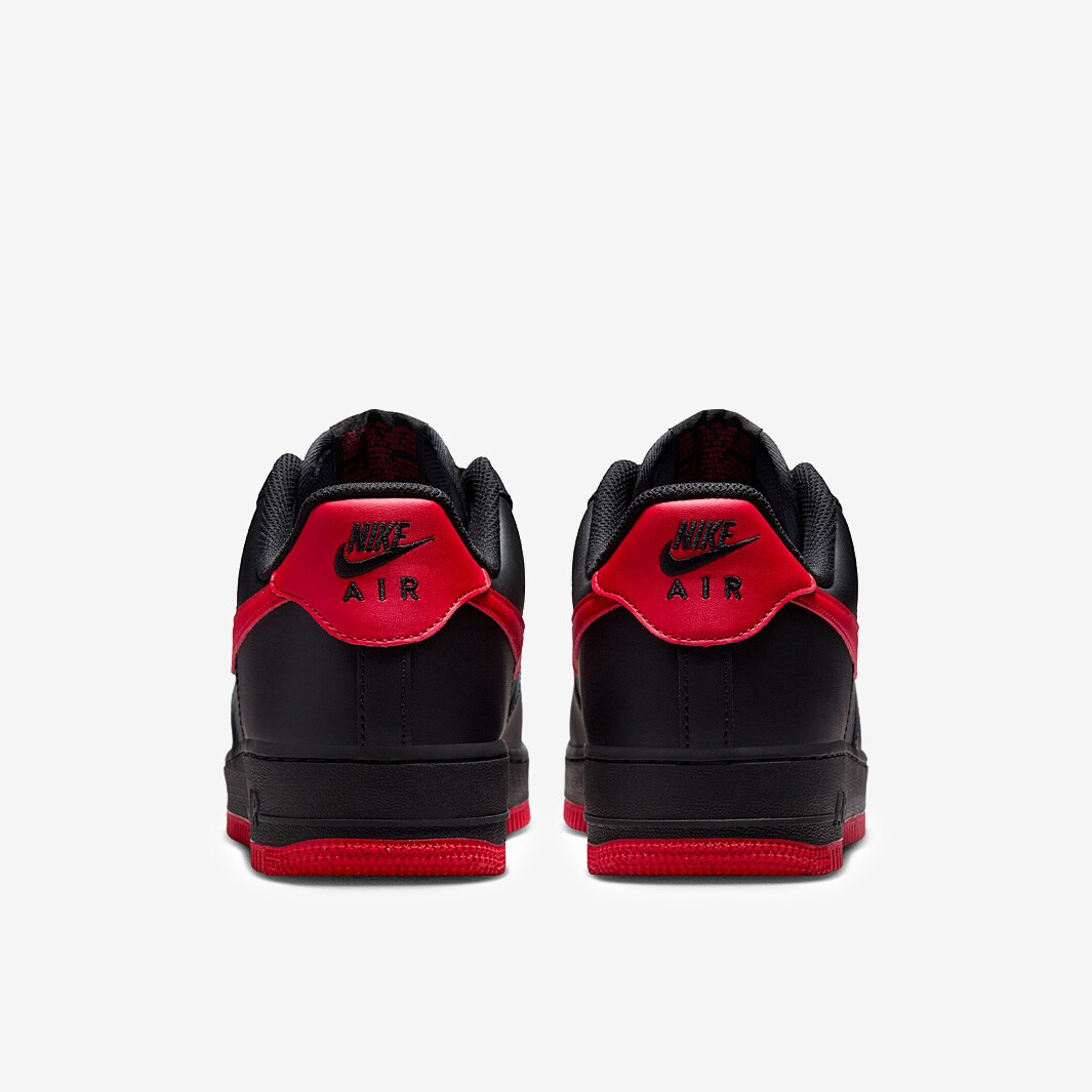美品 Nike Air Force 1 black University red Nike Air Force 1 Low '07 Black University Red (GS) - DH9812