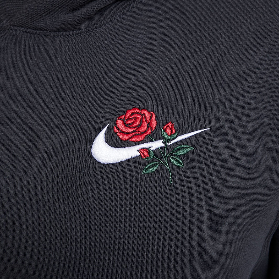 nike sportswear club fleece embroidered hoodie