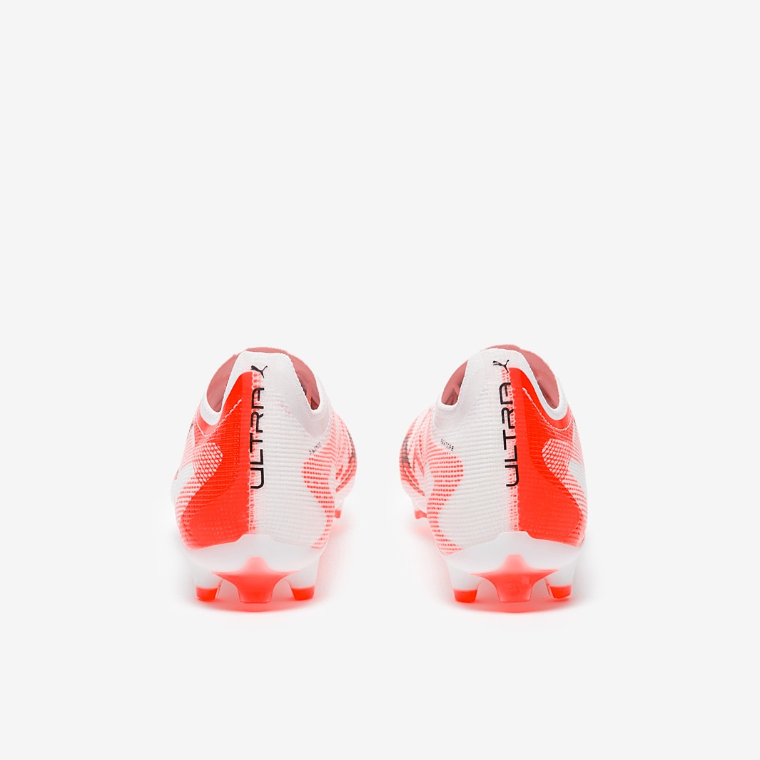 Puma Ultra 5 Pro FG/AG - Puma White/Puma Black/Glowing Red - Adult
