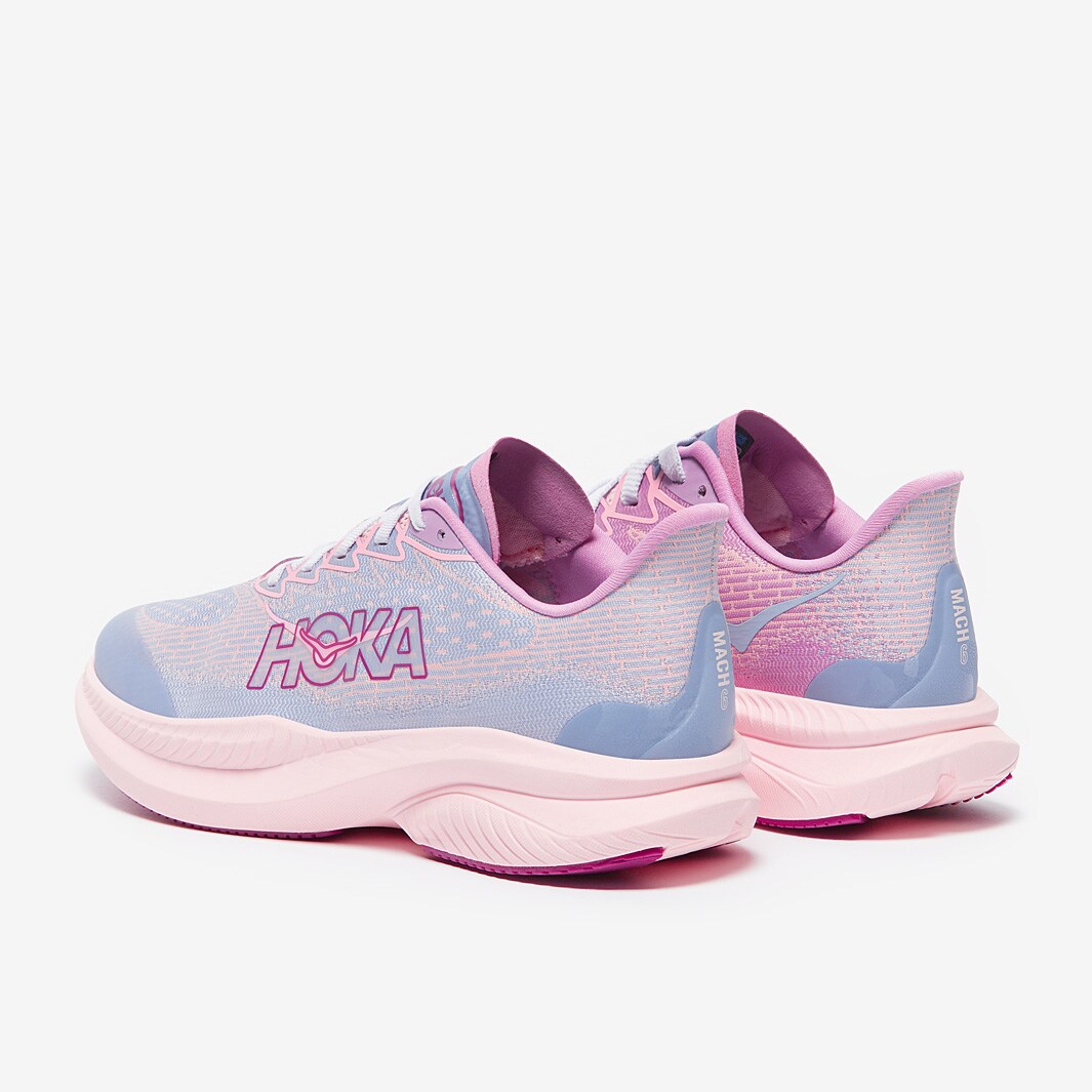 Hoka Older Kids Mach 6 (GS) - Grape Agate/Lupine - Boys Shoes