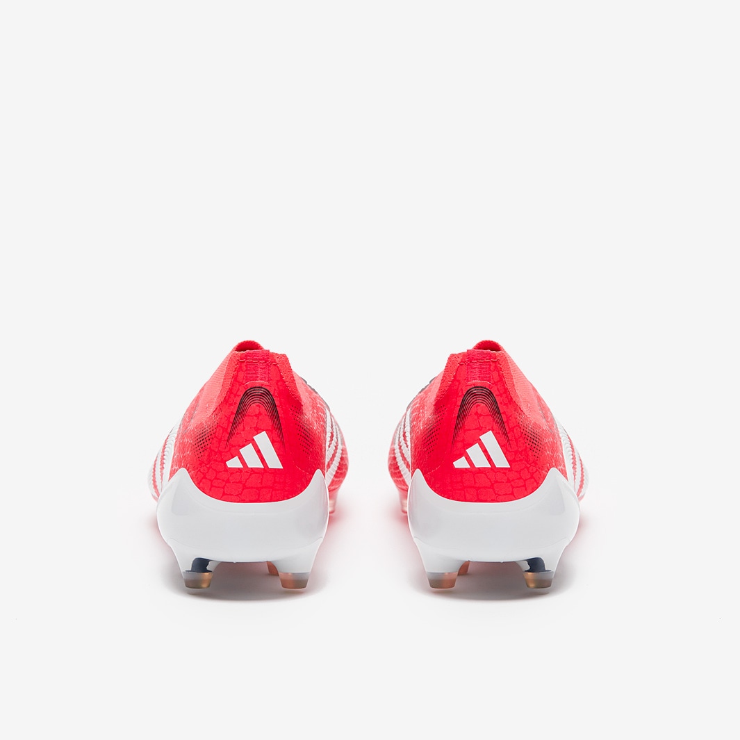 adidas Predator Elite Schnürungslos AG - Lucid Rot/Weiß/Schwarz