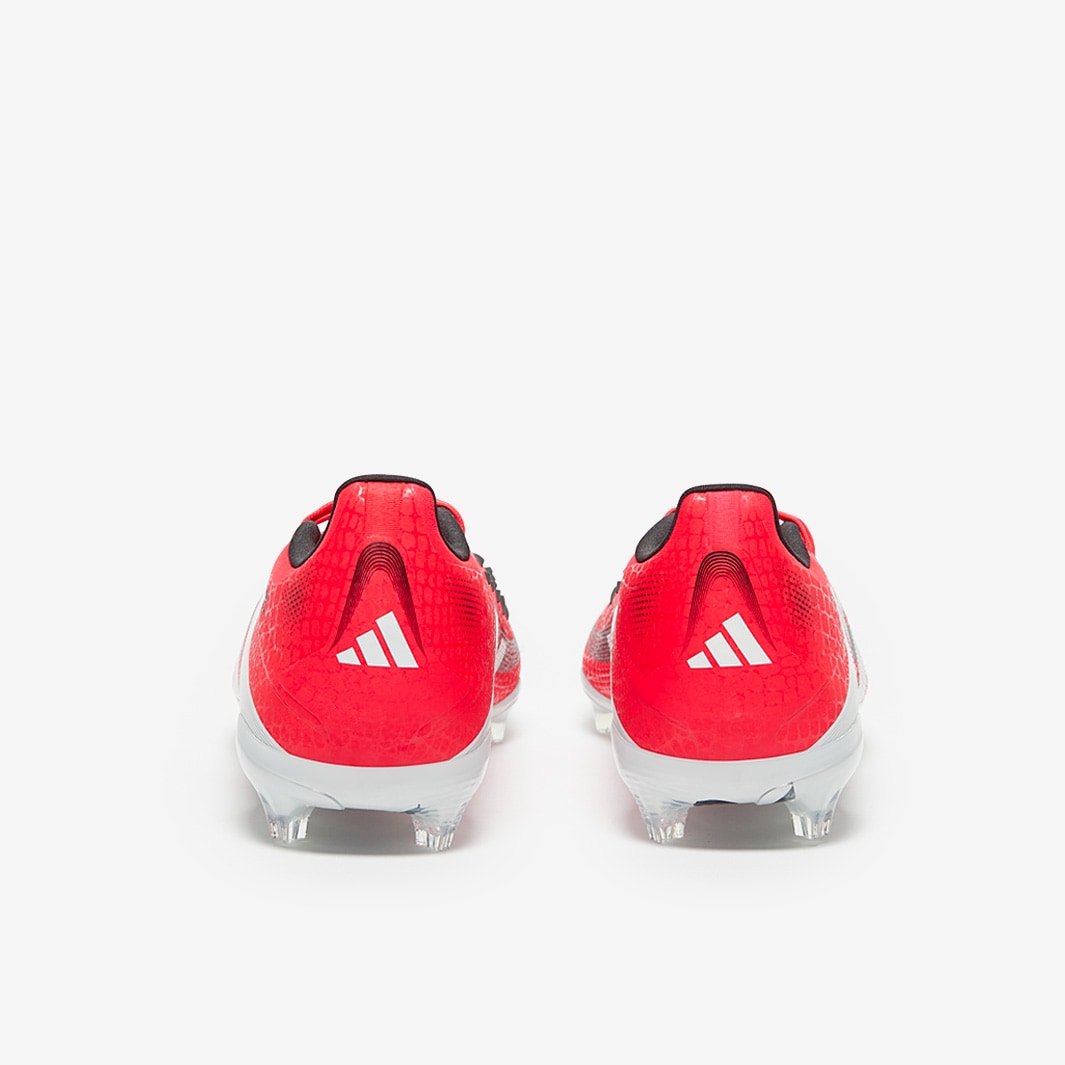 adidas Kids Predator Elite Firm Ground - Lucid Red/White