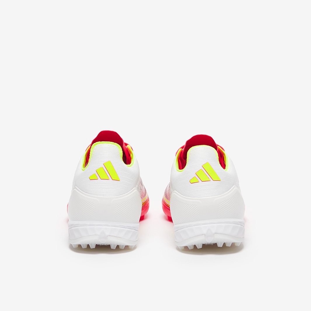 adidas F50 Pro Turf - White/Black/Solar Yellow - Adult Cleats |