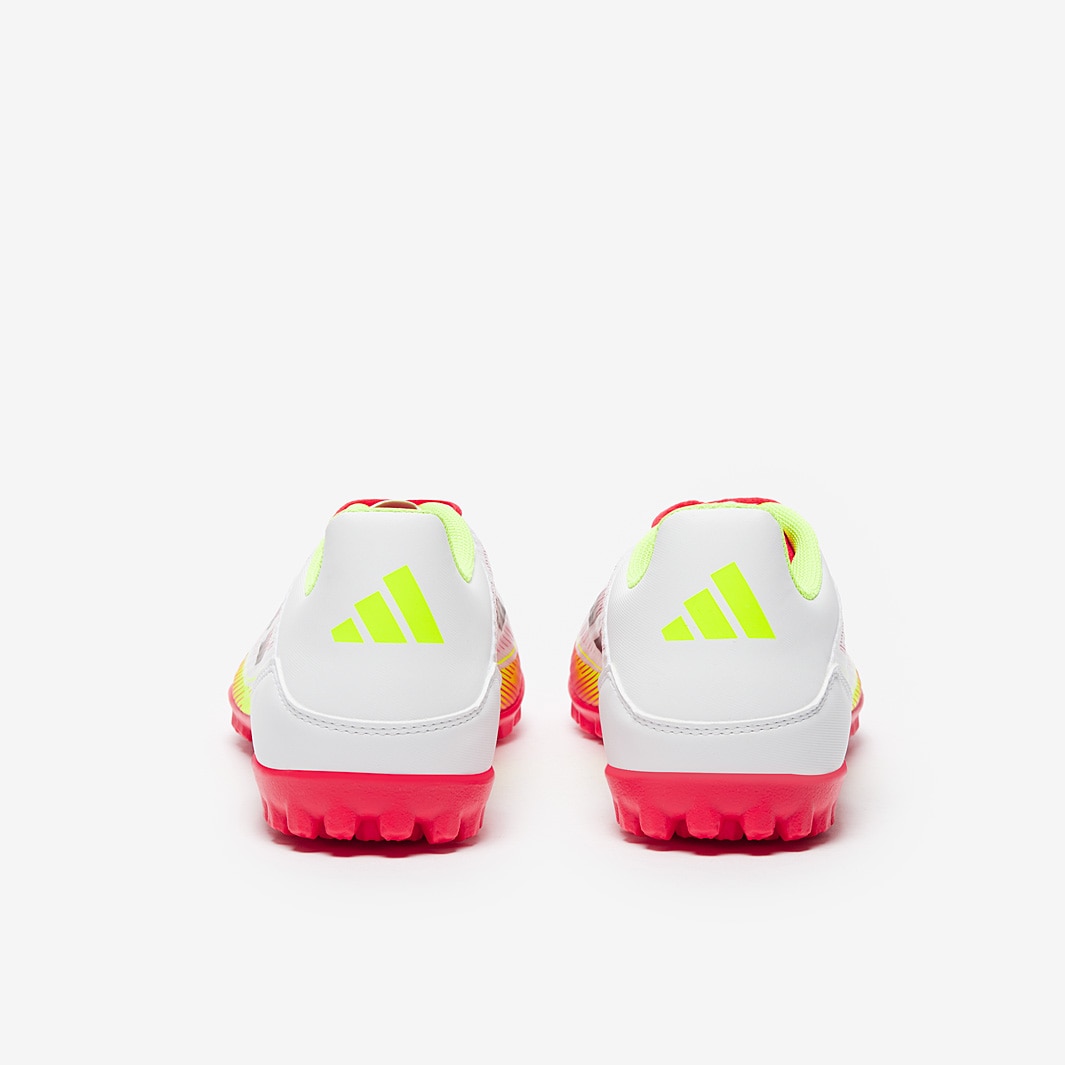 adidas F50 Club Turf - White/Black/Solar Yellow - Adult Cleats |