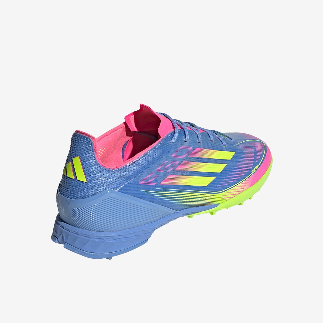 adidas F50 Pro Turf - Blue Fusion/Lucid Lemon/Lucid Pink - Adult
