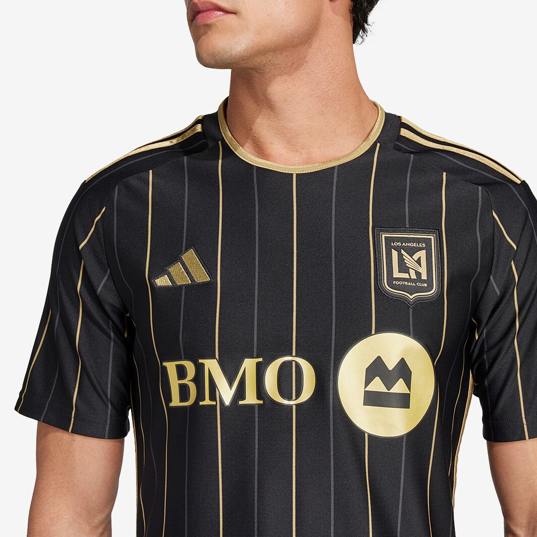 adidas Los Angeles FC 2025 Home Shirt Black Mens Replica