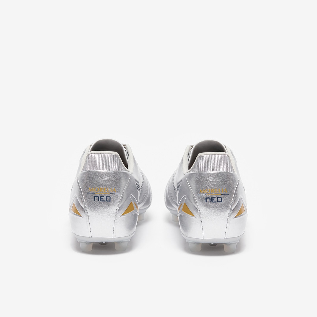 Mizuno Morelia Neo IV Pro Artificial Grass - Galaxy Silver/Gold