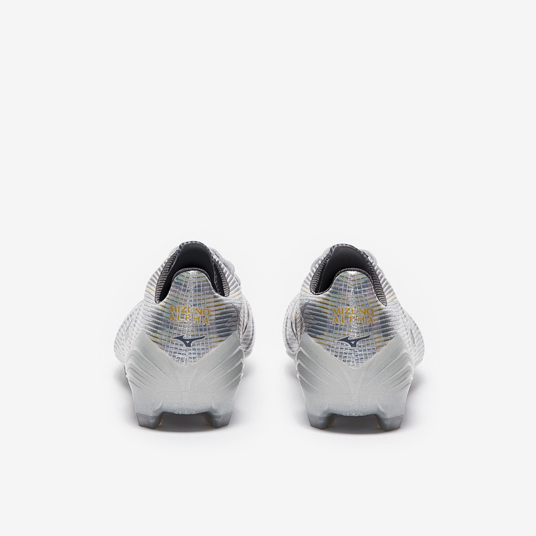Mizuno Alpha II Elite Firm Ground - Galaxy Silver/Gold/Gold