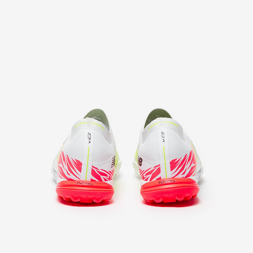 New Balance Furon V8 Pro Turf - White/Energy Red/Hi-Lite