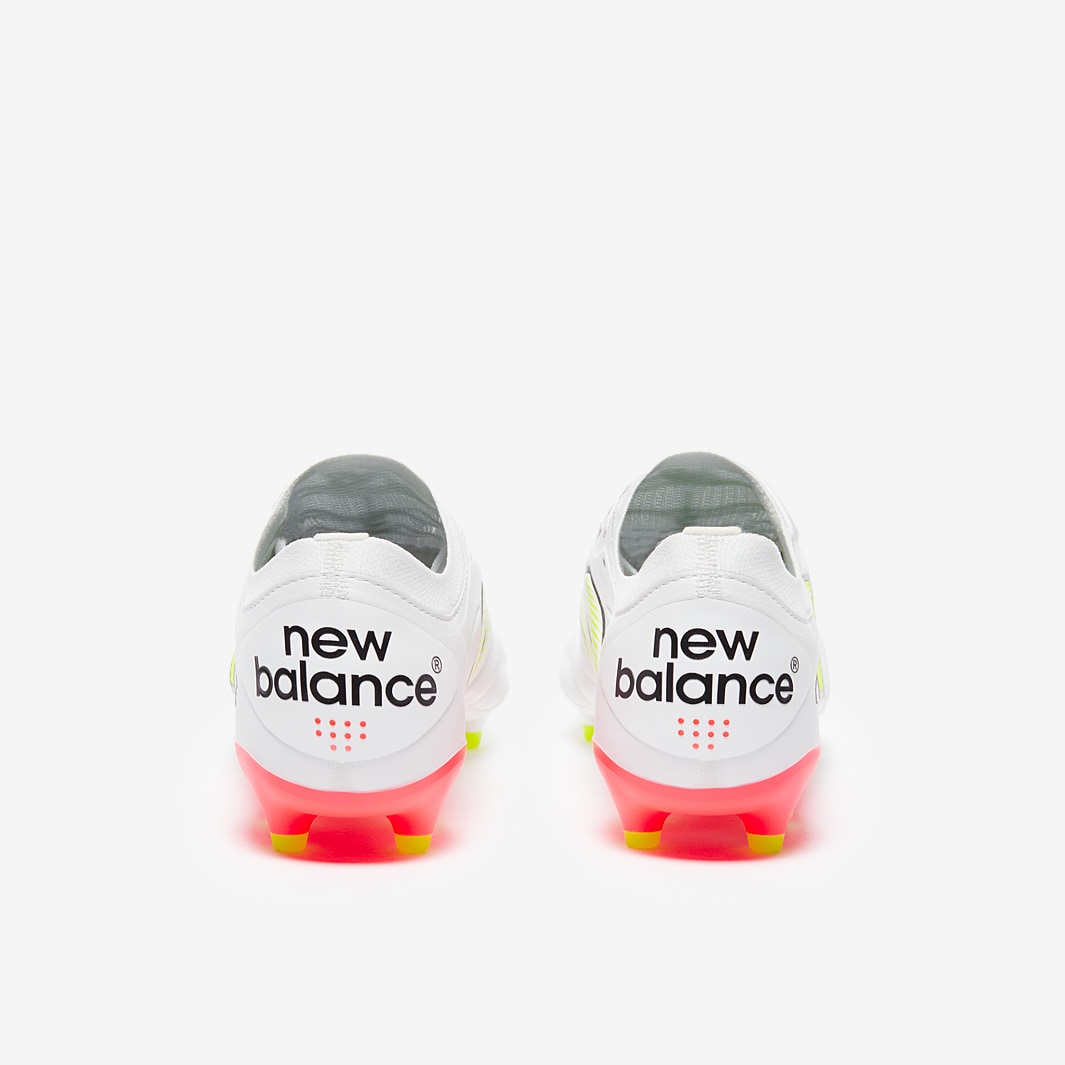 New Balance 442 V2 Elite Firm Ground - White/Energy Red/Hi-Lite