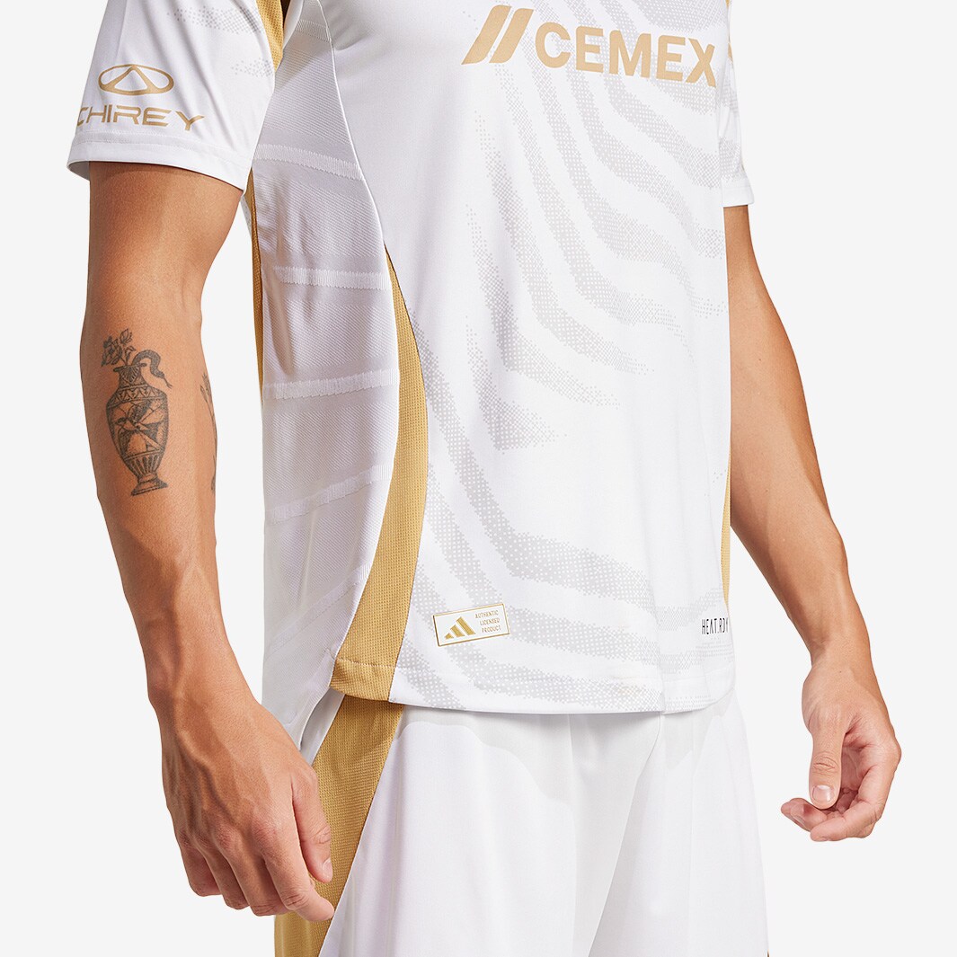 adidas Tigres UANL 2025 Authentic Third Jersey - White/Grey Two
