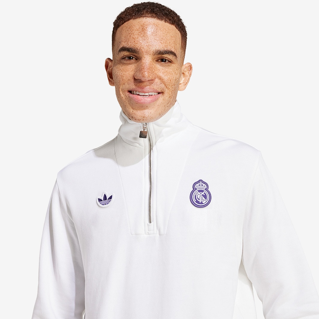 adidas Originals Real Madrid 24/25 Terrace Icons 1/2 Zip Top
