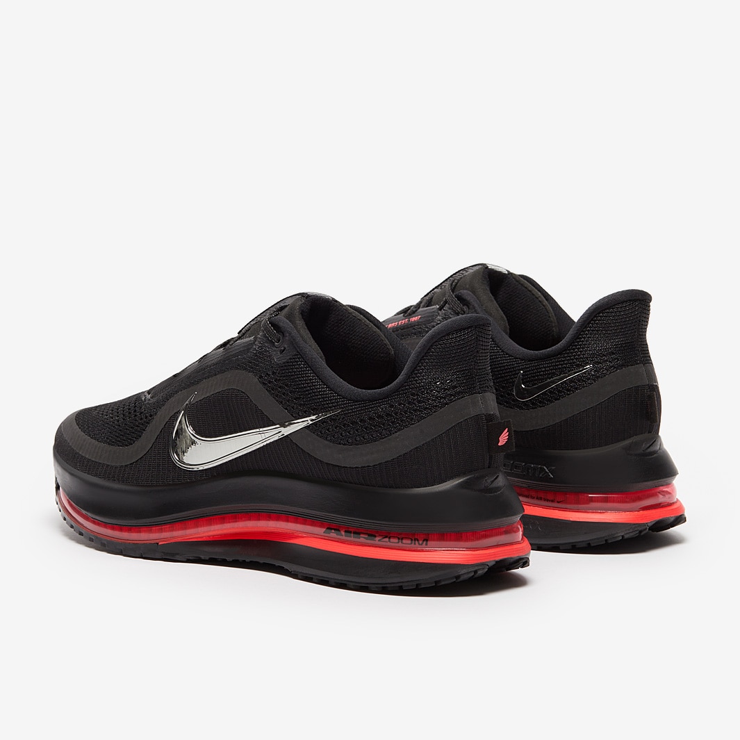 Nike Womens Pegasus Premium - Black/Metallic Silver/Bright