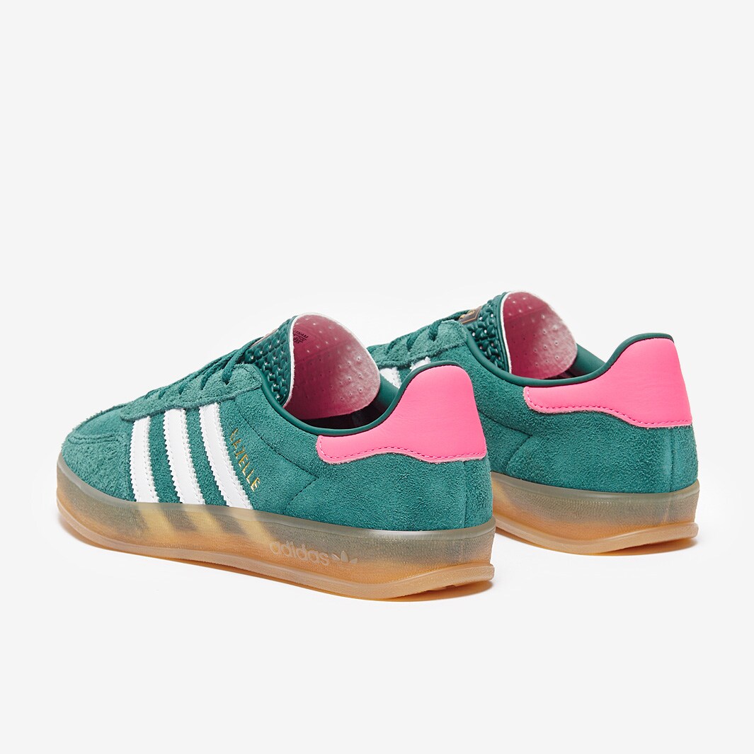 adidas Originals Womens Gazelle Indoor Collegiate Green/Ftw