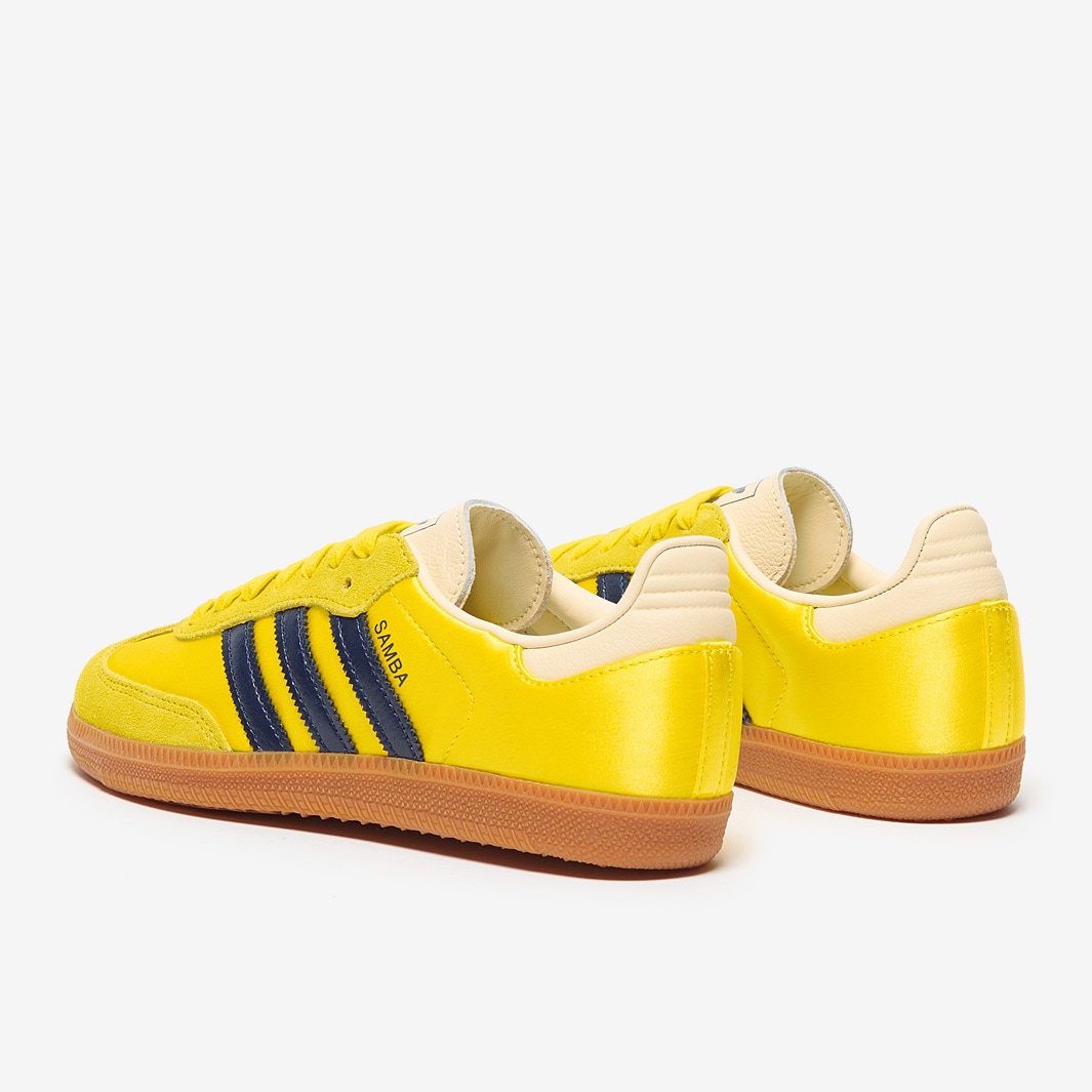 adidas Originals Womens Samba OG Shock Yellow/Night Indigo/Cream