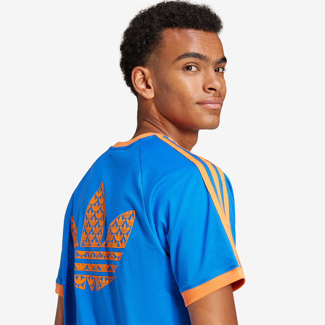 orange adidas originals t shirt