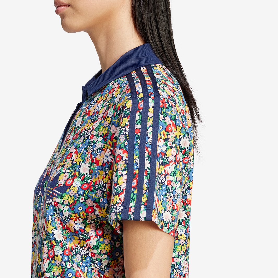 売れ筋商品|||アディダスオリジナルス Tシャツ レディース トップス LIBERTY TEE - Polo shirt - multicolor/night indigo Adidas Women's Adidas Originals X Liberty London Cali Tee