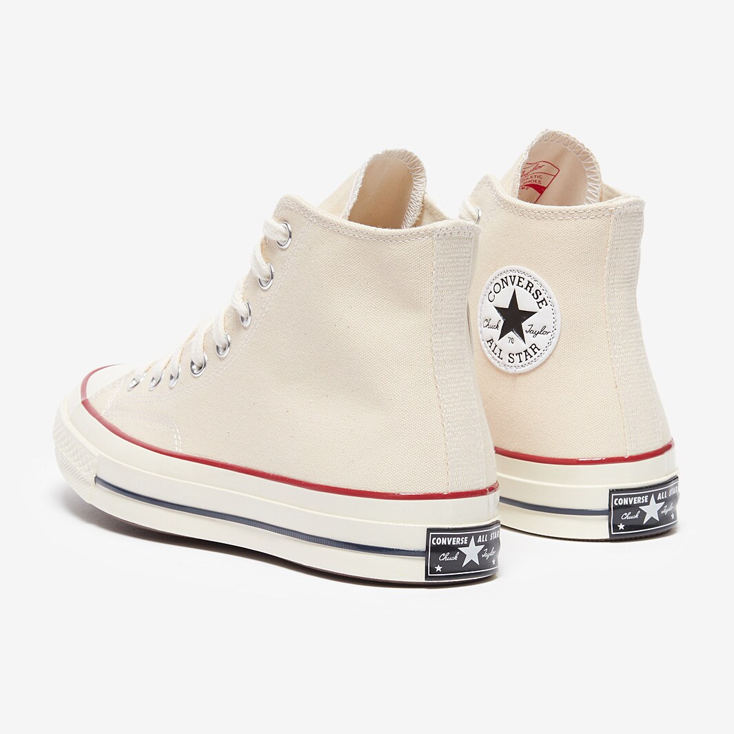 Converse Chuck 70 Canvas Hi Parchment/Garnet/Egret Trainers