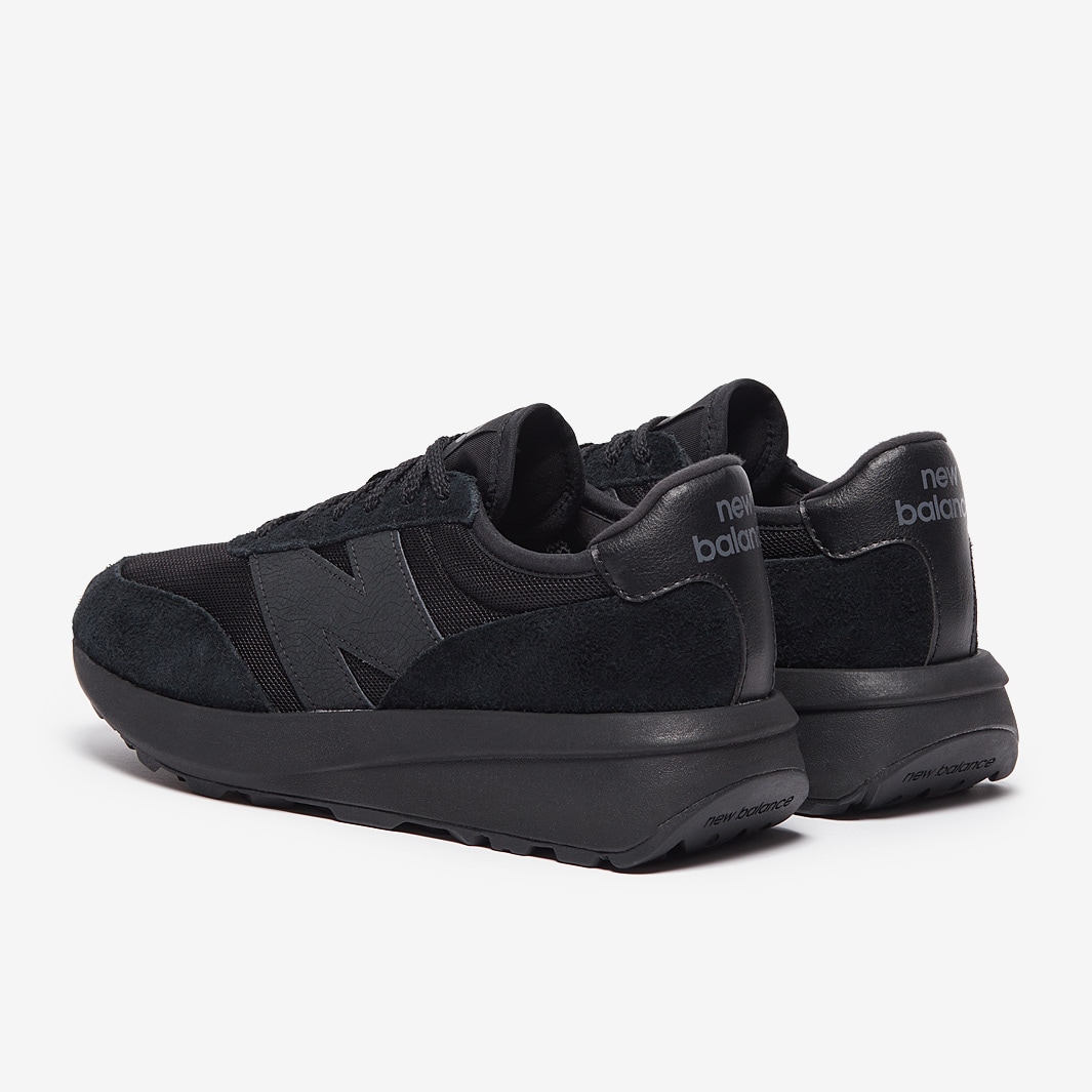 New Balance 370 Black Trainers Mens Shoes