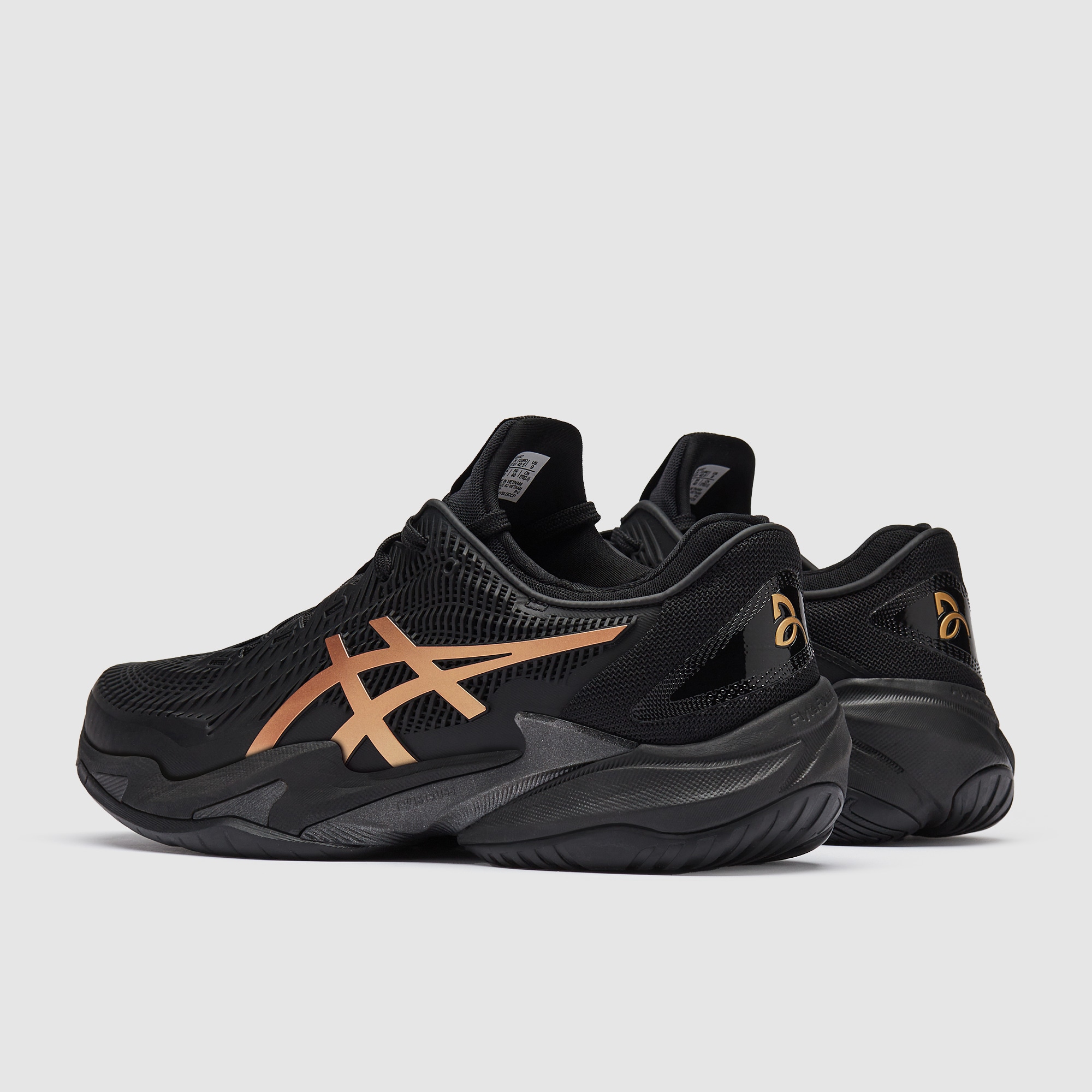 Asics Court FF 3 Novak Tennis Shoes - Black/Prism Gold - Mens