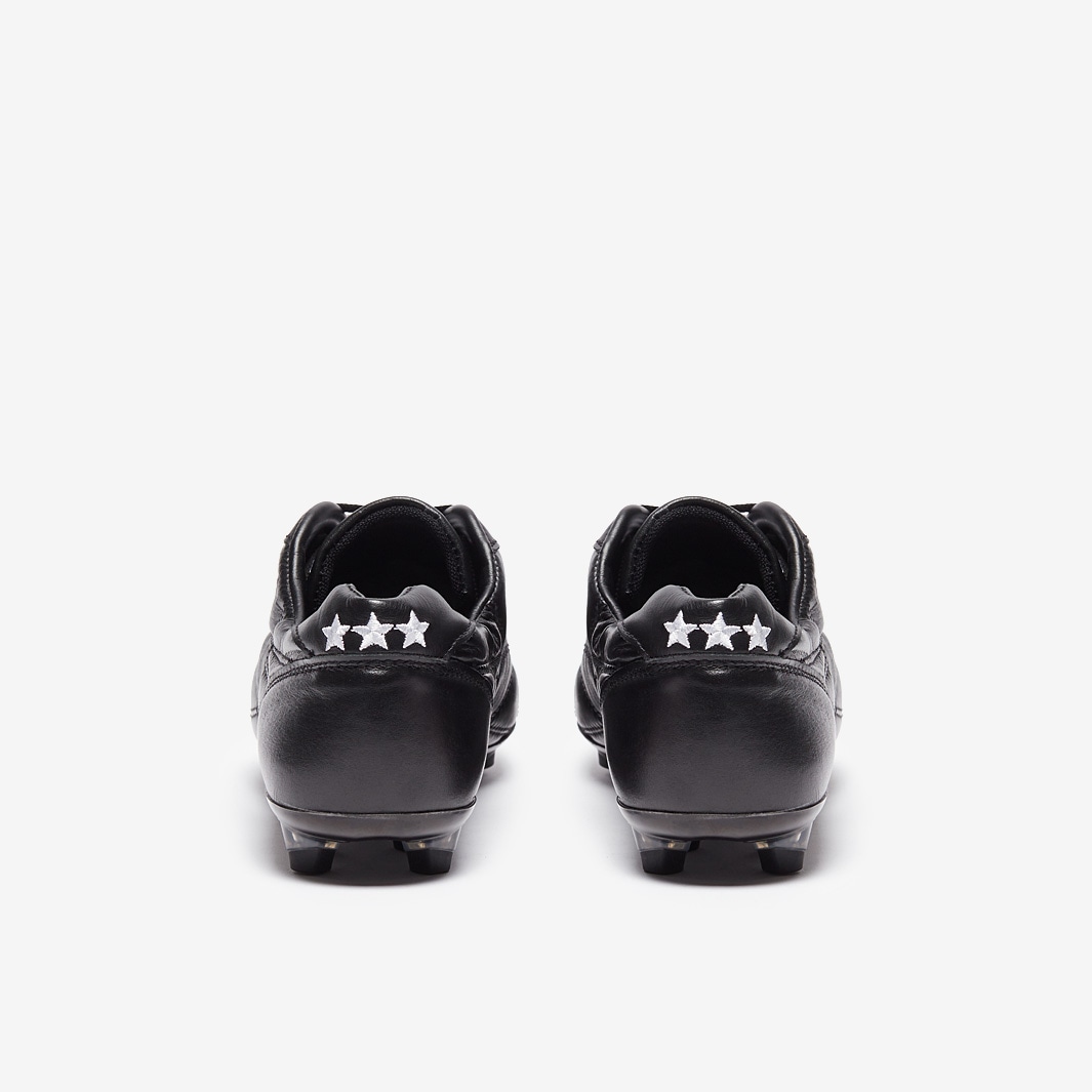 Pantofola d'Oro New Star Firm Ground - Black/White - Adult Cleats |