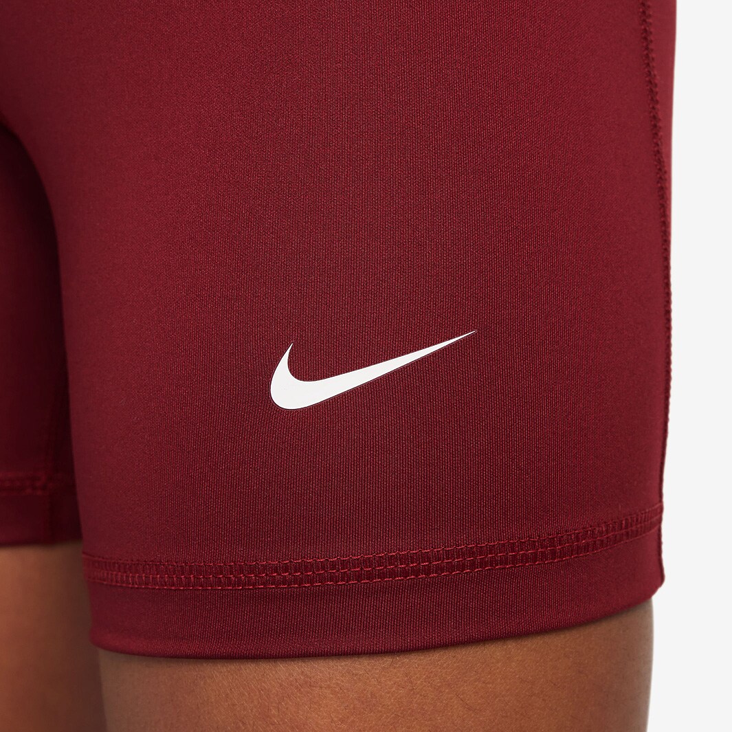 maroon nike pro shorts