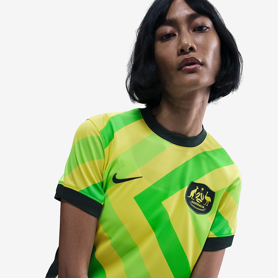 Nike Australia 2025 Womens Dri-FIT Stadium Home Jersey - Lt