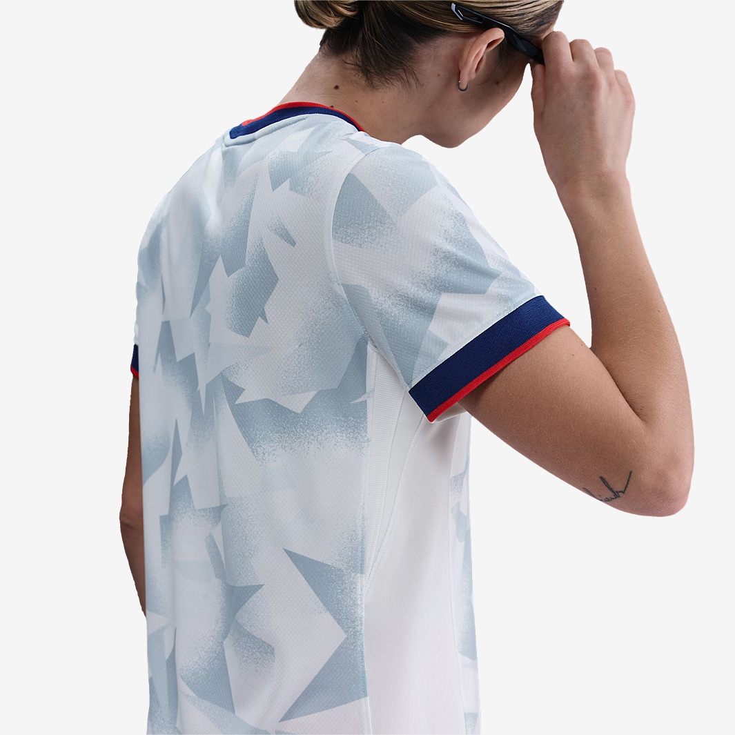 Nike USA 2025 Womens Dri-FIT Stadium Home Jersey - White
