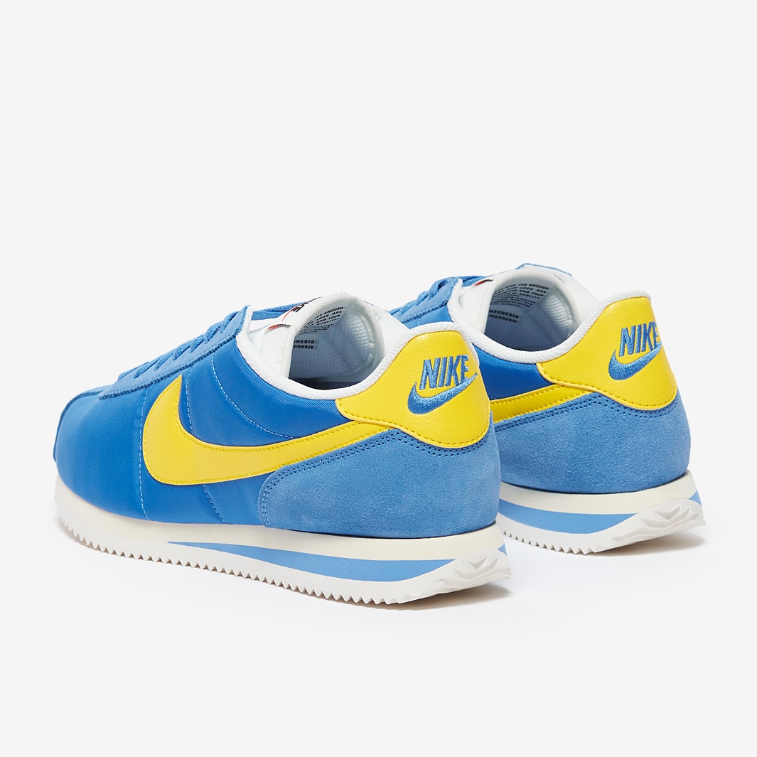 スニーカー Nike Cortez Textile M Light Photo Blue Sail Muslin Lightning CORTEZ TXT - LIGHT PHOTO BLUE / LIGHTNING