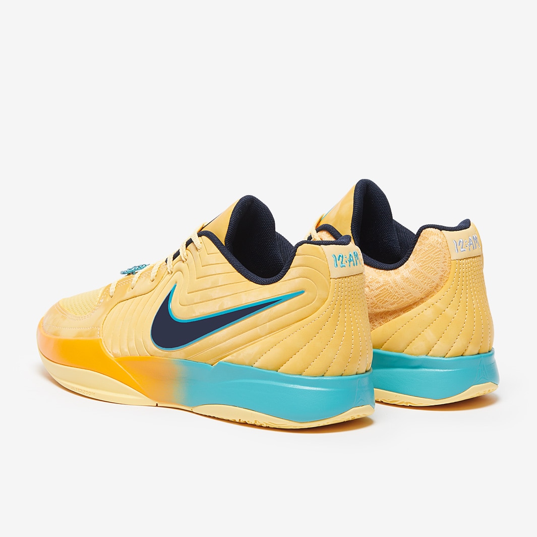 Yellow Kobe Ii Nike Ja Soft Yellow/Obsidian/University Gold Mens Shoes