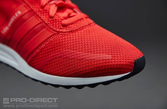 Mens Shoes - adidas Originals Los Angeles Trainer Polka Dot - Red / White