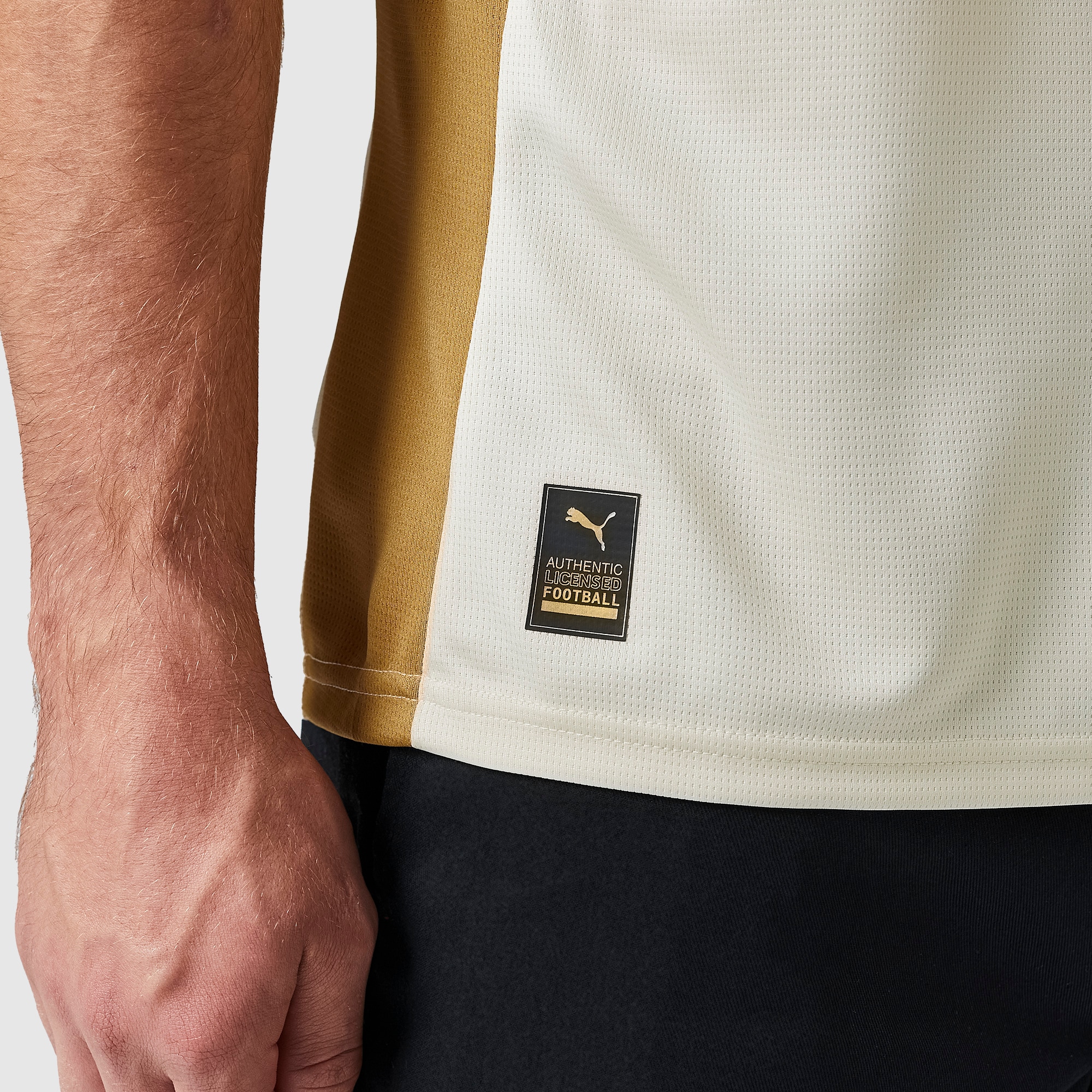 Maillot Third Puma RC Lens 25/26 - Neige Alpine/Or Mat