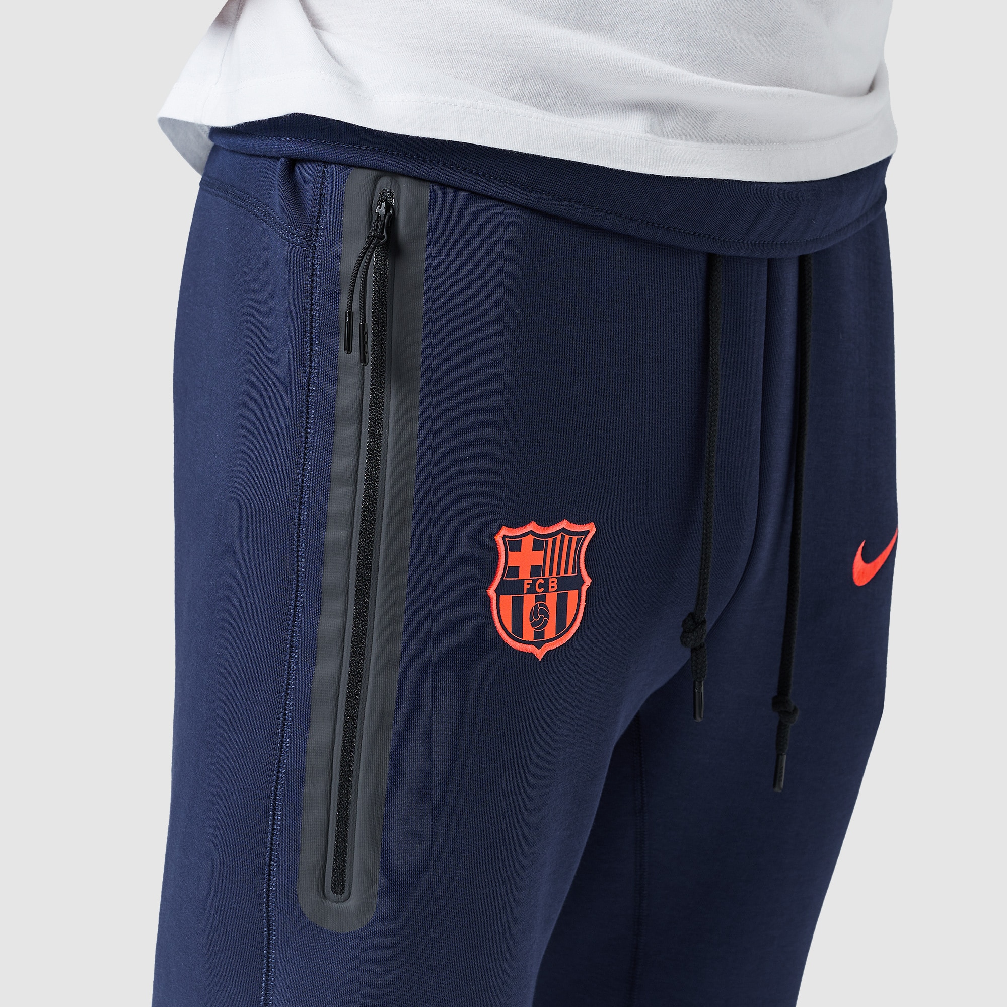 Nike FC Barcelona トレーニングウェア Nike FC Barcelona Tech Fleece Vest 2025-2026 Dark Blue Orange