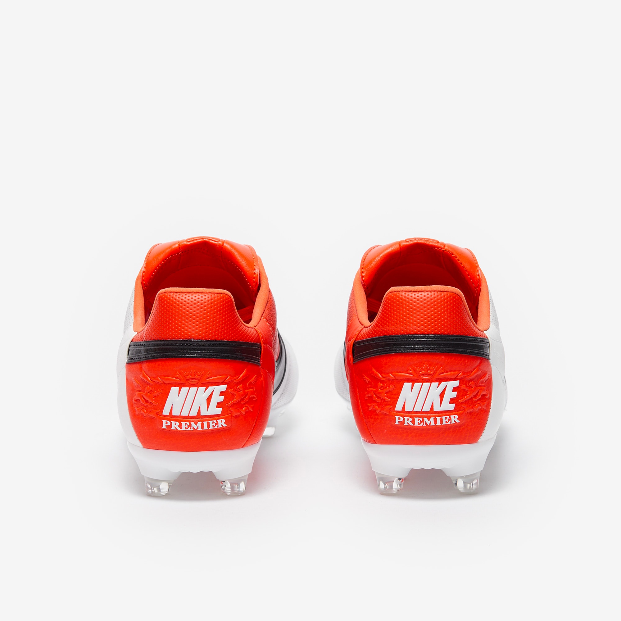 Nike The Premier III Firm Ground - White/Team Orange/Black - Adult