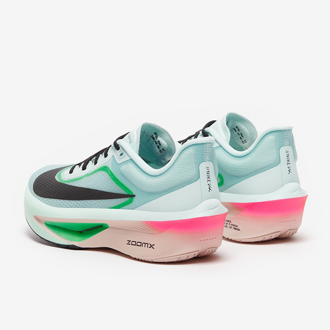 Nike Womens Zoom Fly Glacier Ice/Black/Hyper Pink/Green Shock