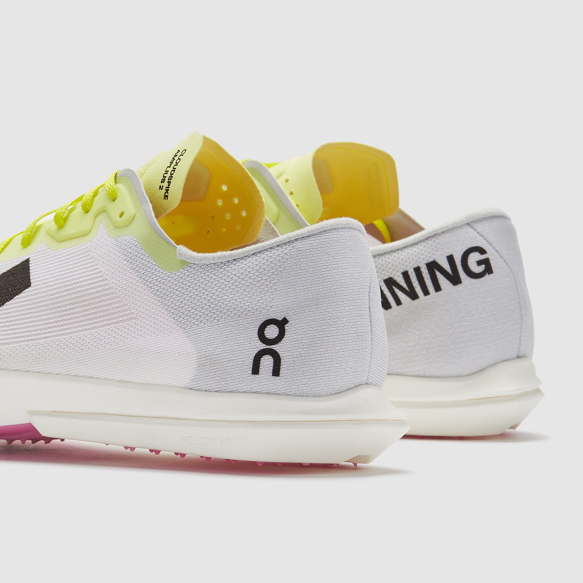 On Cloudspike Amplius 2 - White/Raspberry - Mens Shoes | Pro