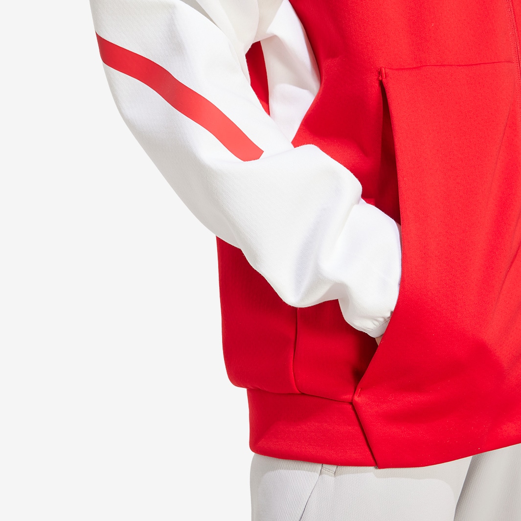 Arsenal アンセムジャケット ❤️ Ready for anything. The ADIDAS Z.N.E. design of the