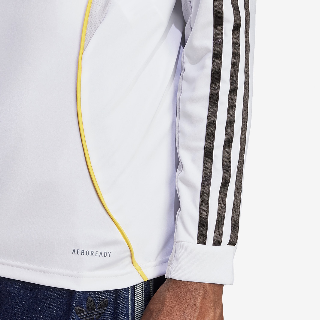 adidas Real Madrid 25/26 LS Home Jersey - White - Mens Replica |
