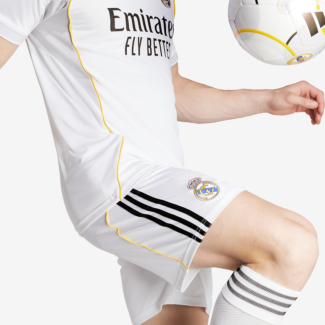 Y-3×REAL MADRID PRE-MATCH SHORTS ホワイト4XL Y-3 Men's x Real Madrid Pre-Match Shorts in White Y-3
