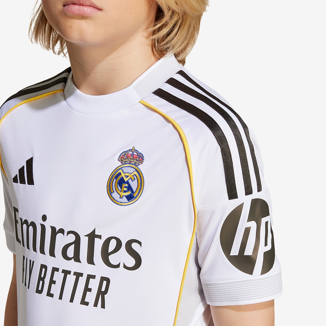 Primo Kit adidas Real Madrid 25/26 Bambini Bianco