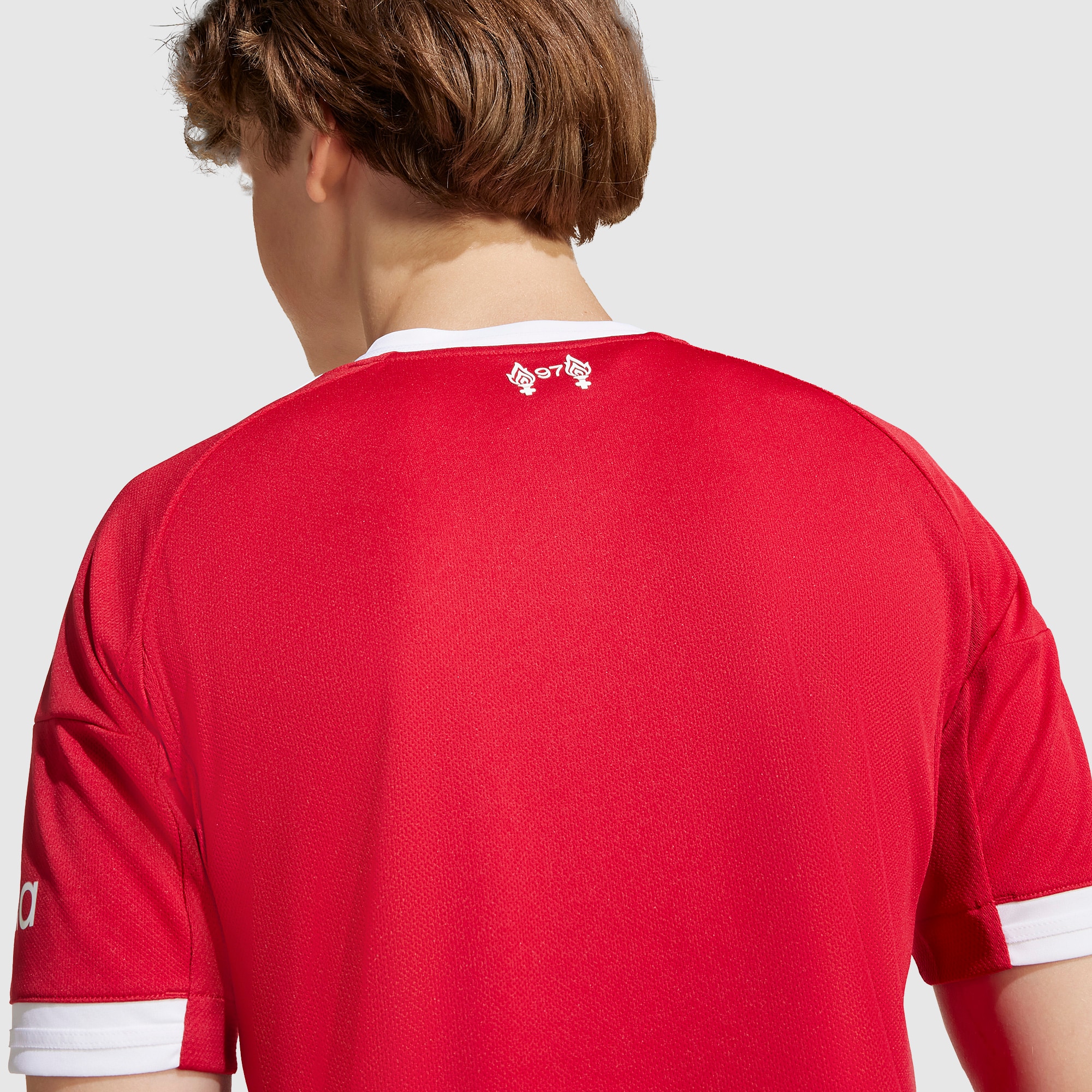 adidas Liverpool 25/26 Kids Home Shirt - Strawberry Red