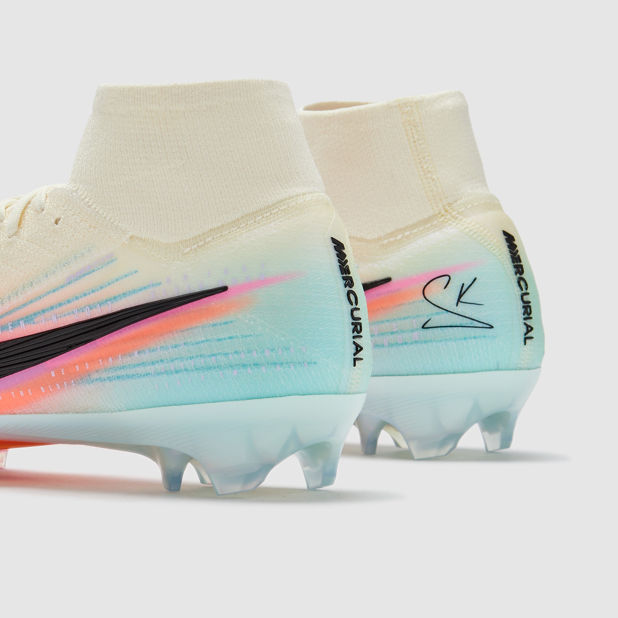 シューズ NIKECR7XMERCURIALSUPERFLY7ELITE FGSAFARI Nike Air Zoom Mercurial Superfly X Elite x Kerr Firm Ground - Pale