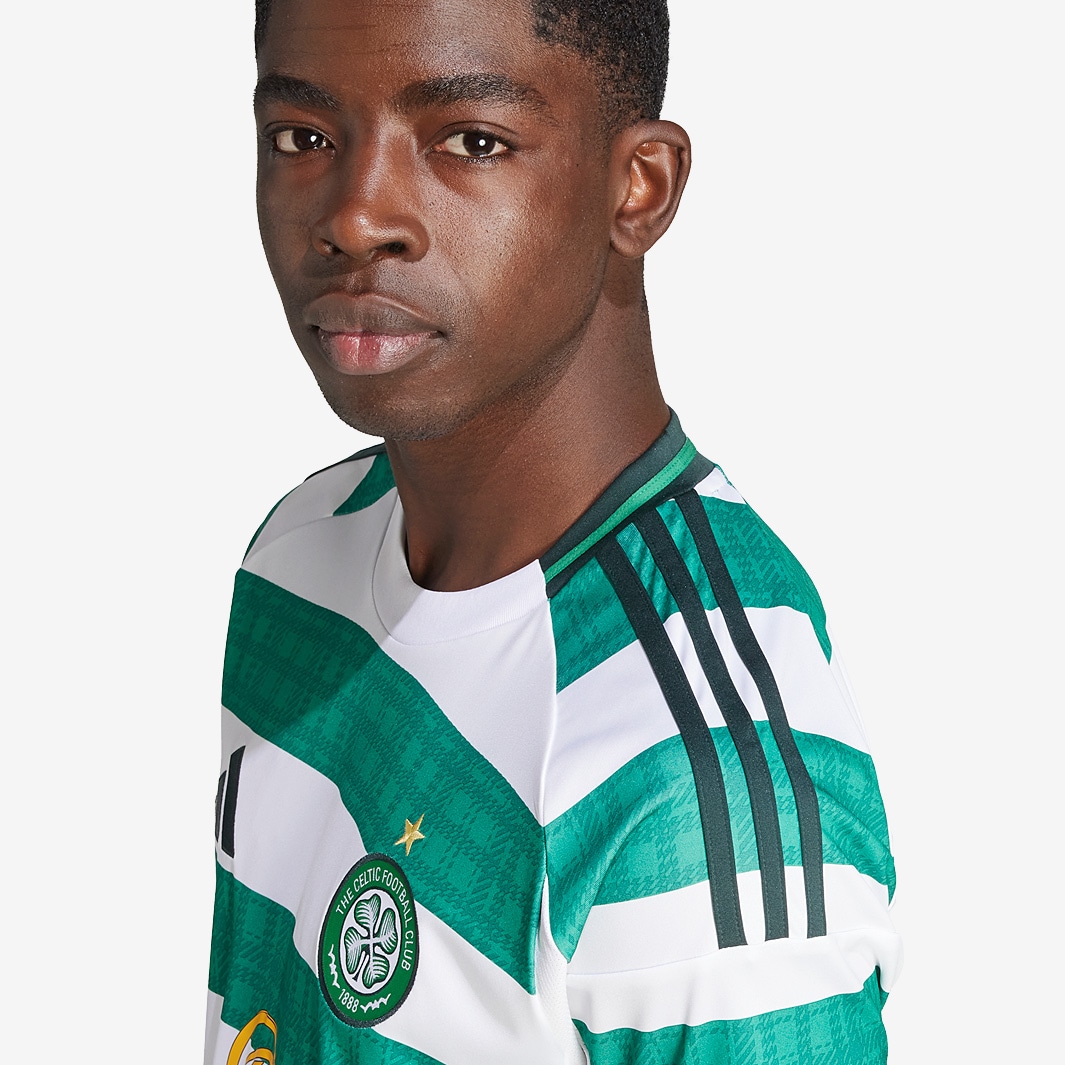 セルティック　ユニフォーム　Celtic uniform スコットランド adidas Celtic 25/26 Home Jersey - White - Mens Replica |